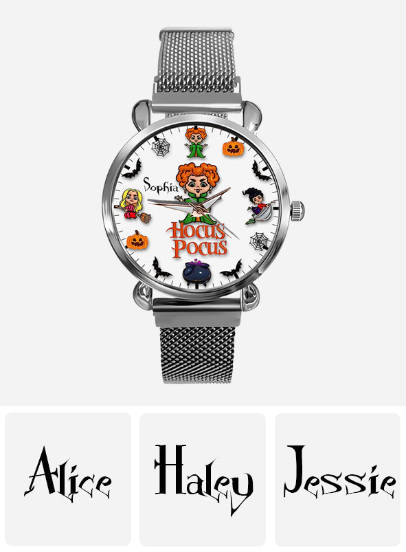 The Sanderson Sisters - Personalized Three Witches Women Hand Watch