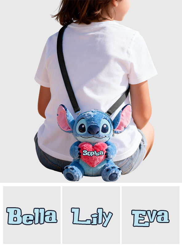 Ohana Means Family - Personalized Ohana Plush Crossbag