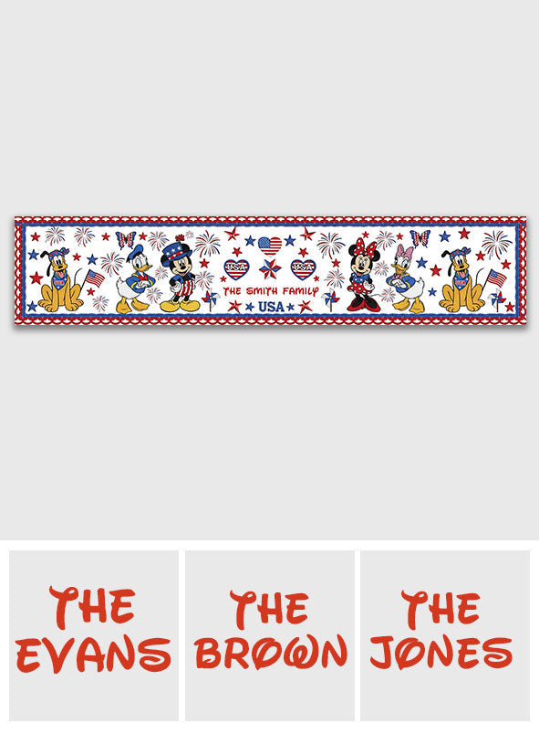 Magical Day - Personalized Mouse Table Runner