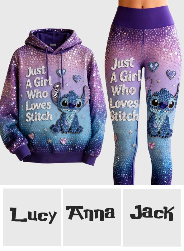 Sparkle Ohana - Personalized Ohana Hoodie and Leggings