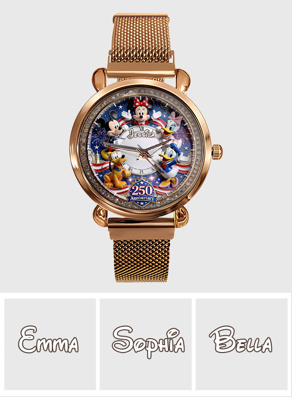 Friends 250 Anniversary - Personalized Mouse Women Hand Watch