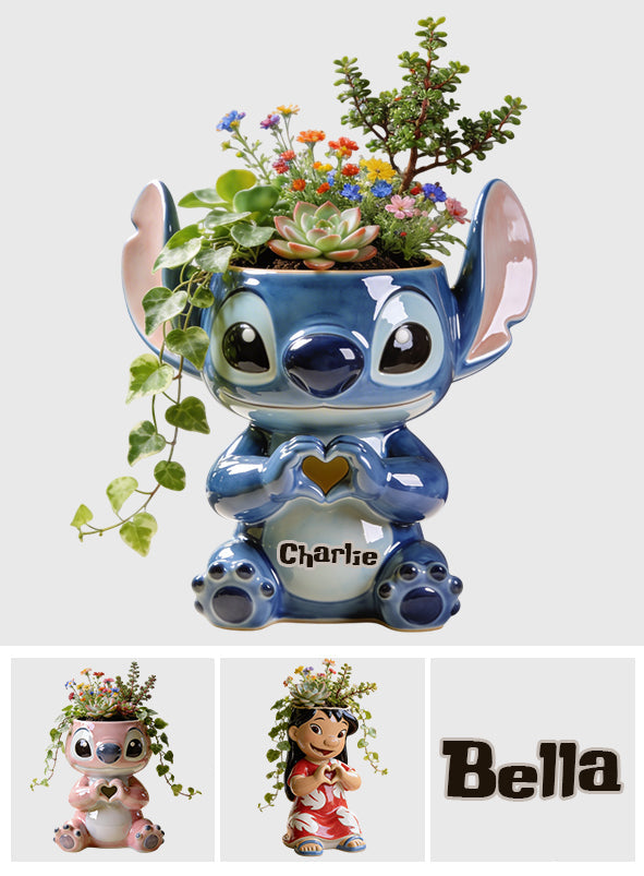 Ohana Means Family - Personalized Ohana Acrylic Pot