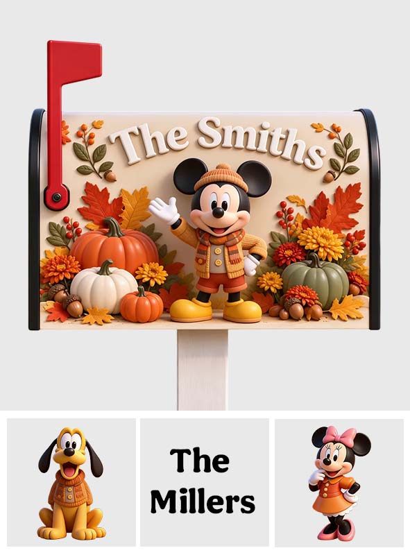 Magic Fall - Personalized Mouse Mailbox Cover
