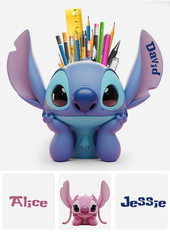 Ohana Vibe - Personalized Ohana Wooden Pen Holder