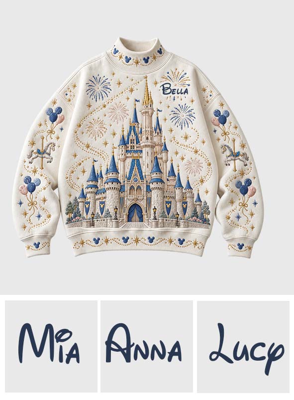 Magical - Personalized Dream Trip Mock Neck Sweatshirt
