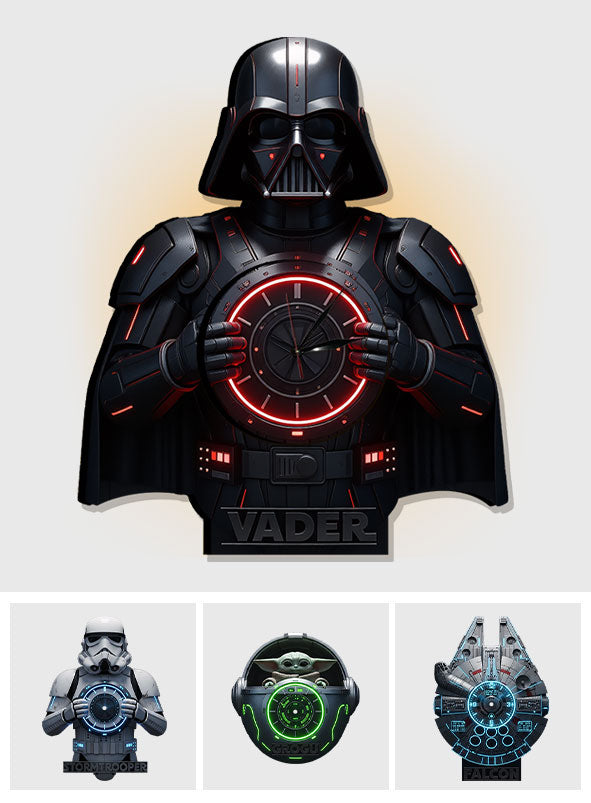 The Force - Personalized The Force LED Light Wall Clock