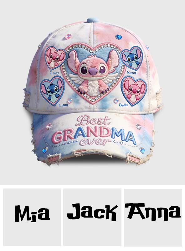 Best Gift For Mom/Grandma Blue Ohana - Personalized Ohana Classic Cap