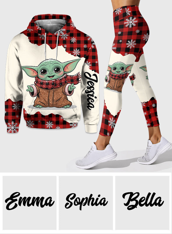 Merry Christmas - Personalized The Force Hoodie and Leggings
