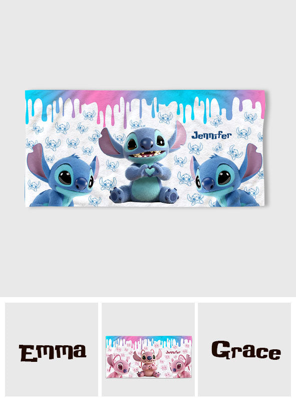 Blue Ohana - Personalized Ohana Quick-dry Beach Towel/ Bath Towel