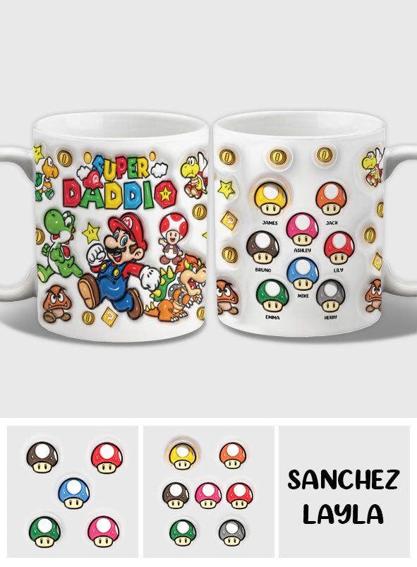 Super Daddio - Personalized Super Plumber Mug