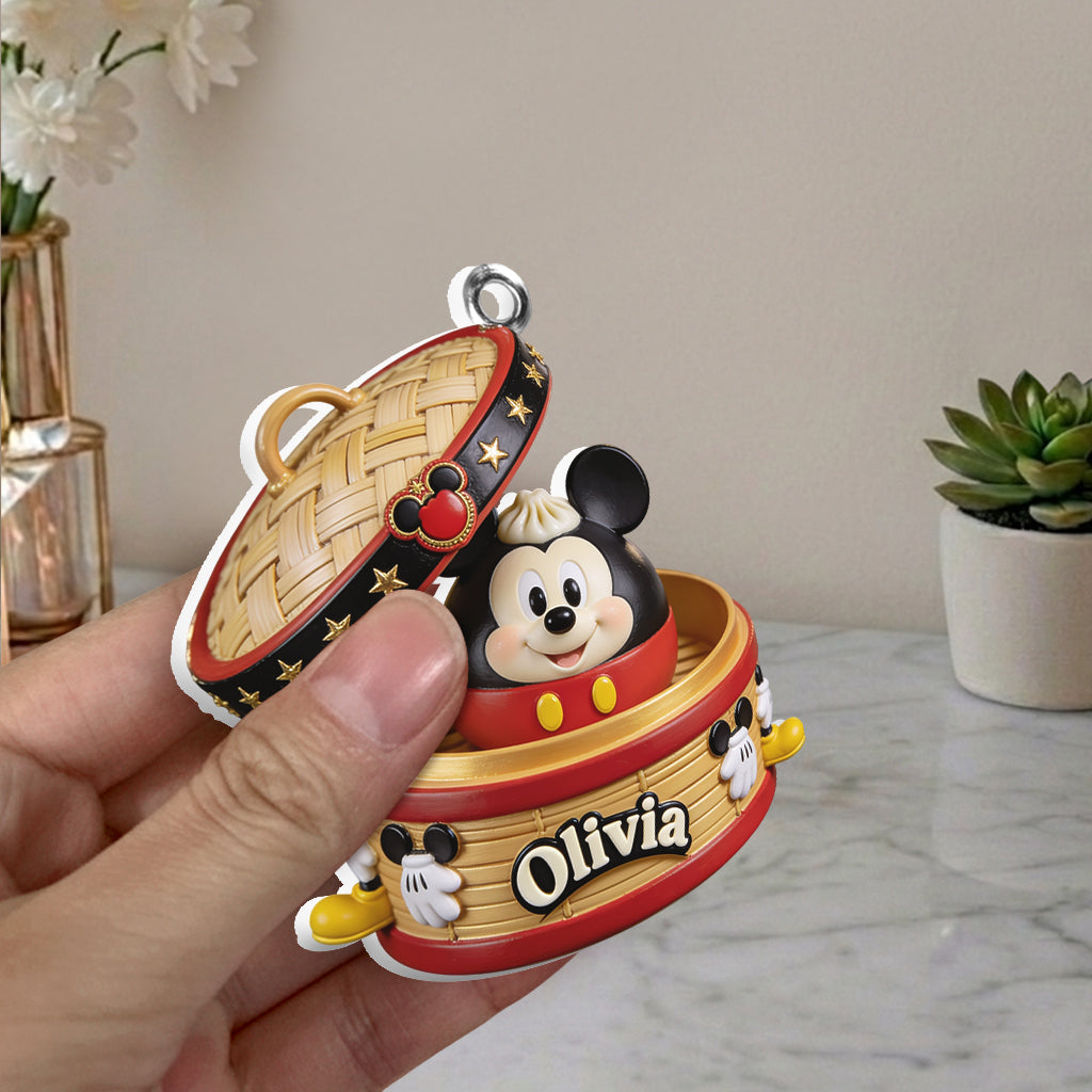 Magical Dumpling - Personalized Mouse Premium 3D Ornament