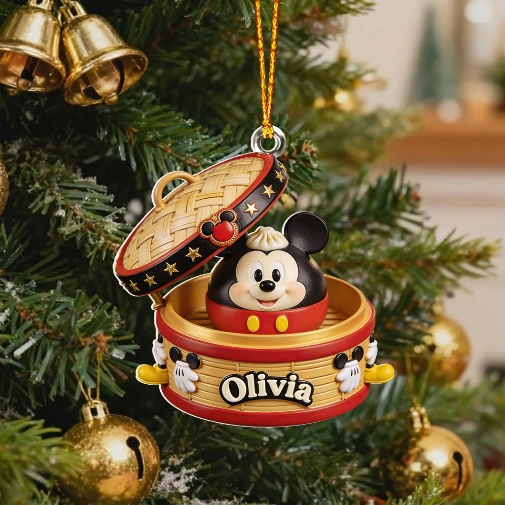 Magical Dumpling - Personalized Mouse Premium 3D Ornament