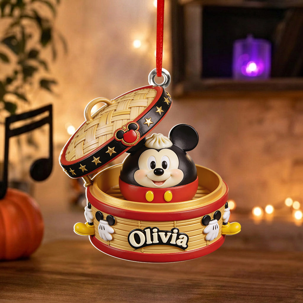 Magical Dumpling - Personalized Mouse Premium 3D Ornament