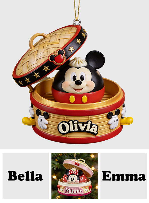 Magical Dumpling - Personalized Mouse Premium 3D Ornament