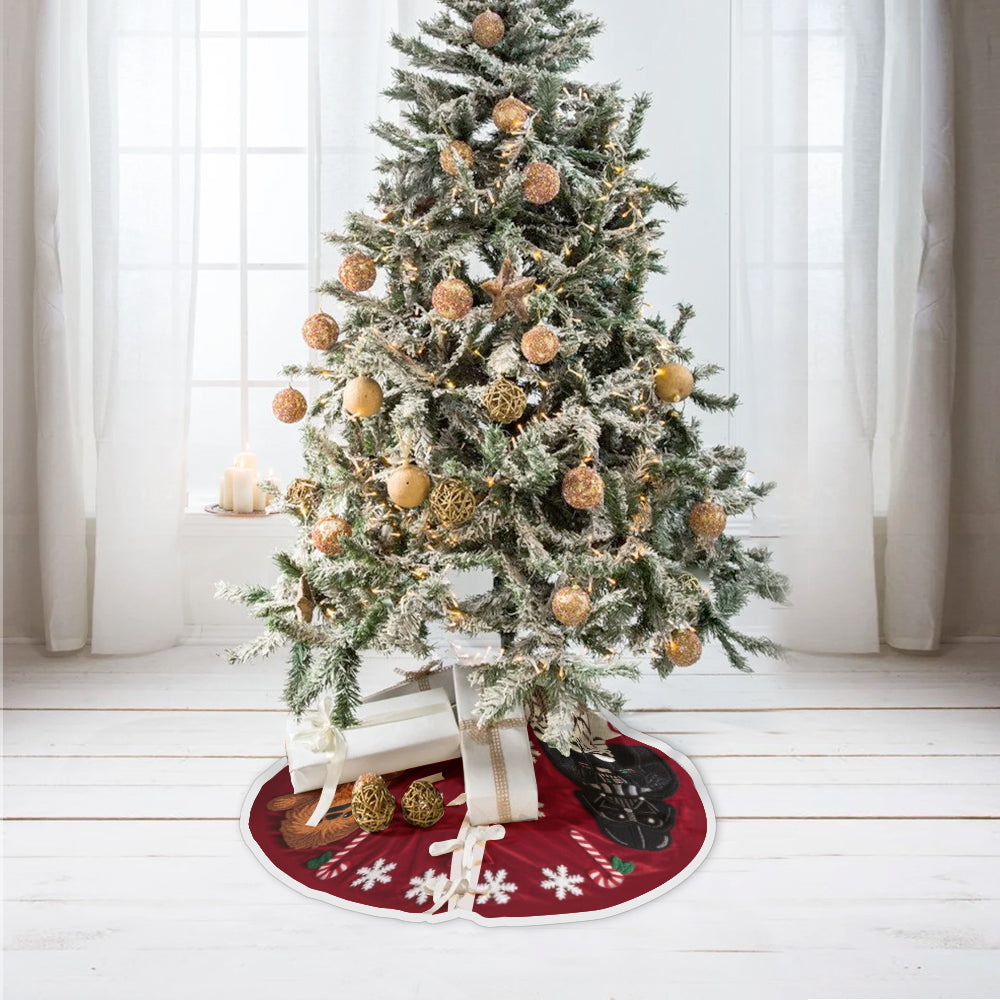 Merry Christmas - Personalized The Force Tree Skirt