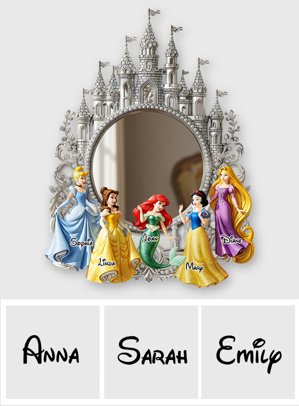 Magical Princess Castle - Personalized Mouse Wall Hanging Mirror