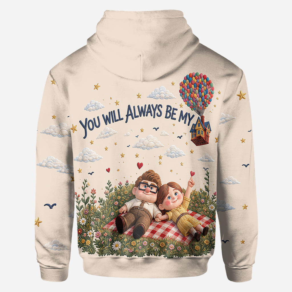 You Will Always Be My Greatest Adventure - Personalized Couple All Over Shirt