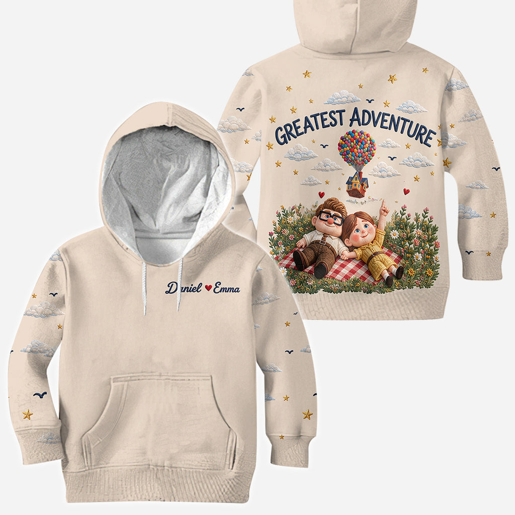You Will Always Be My Greatest Adventure - Personalized Couple All Over Shirt