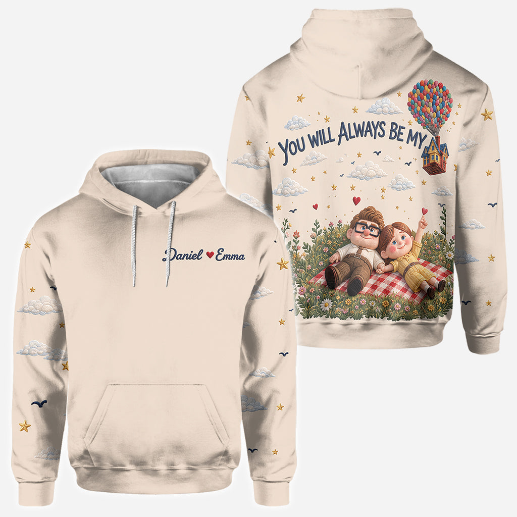 You Will Always Be My Greatest Adventure - Personalized Couple All Over Shirt