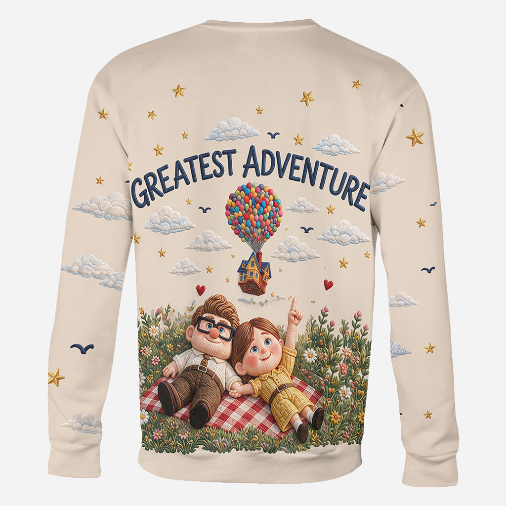 You Will Always Be My Greatest Adventure - Personalized Couple All Over Shirt