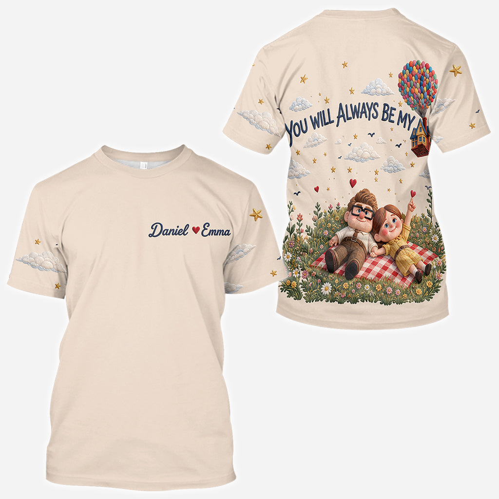 You Will Always Be My Greatest Adventure - Personalized Couple All Over Shirt
