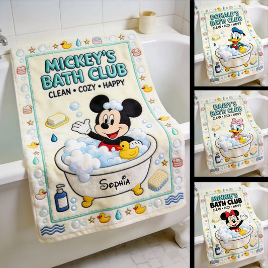 Believe In Magic - Personalized Mouse Quick-dry Beach Towel/ Bath Towel