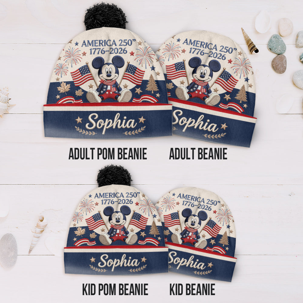 250 Anniversary - Personalized Mouse Beanie Hat