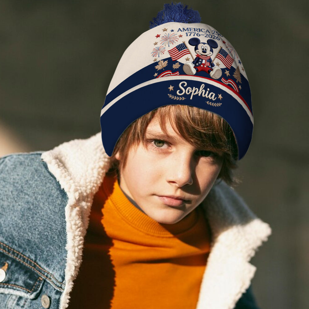 250 Anniversary - Personalized Mouse Beanie Hat