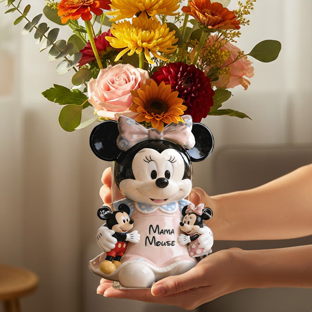 Mama Mouse - Personalized Mouse Acrylic Pot