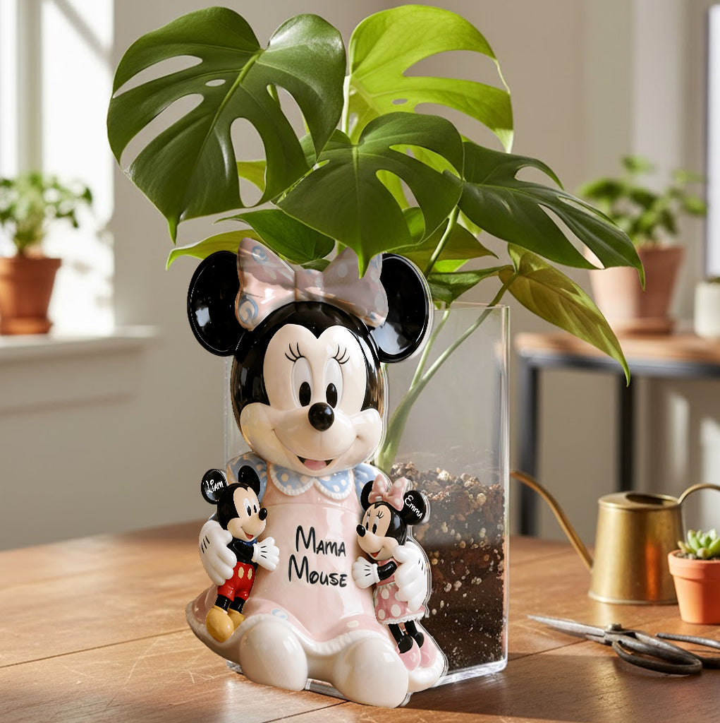 Mama Mouse - Personalized Mouse Acrylic Pot