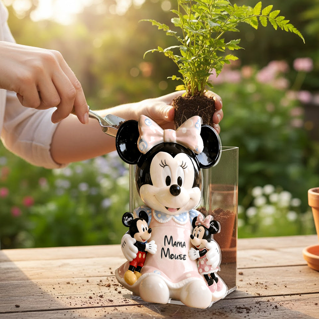 Mama Mouse - Personalized Mouse Acrylic Pot