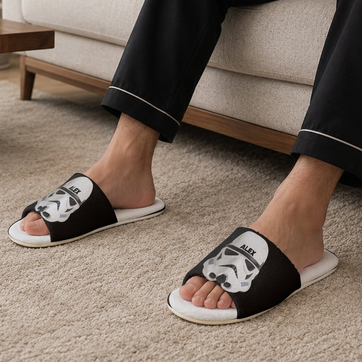 Galaxy Character - Personalized The Force Open-Toe Slippers