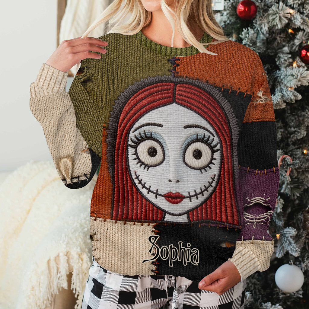Skeleton - Personalized Nightmare Ugly Sweater