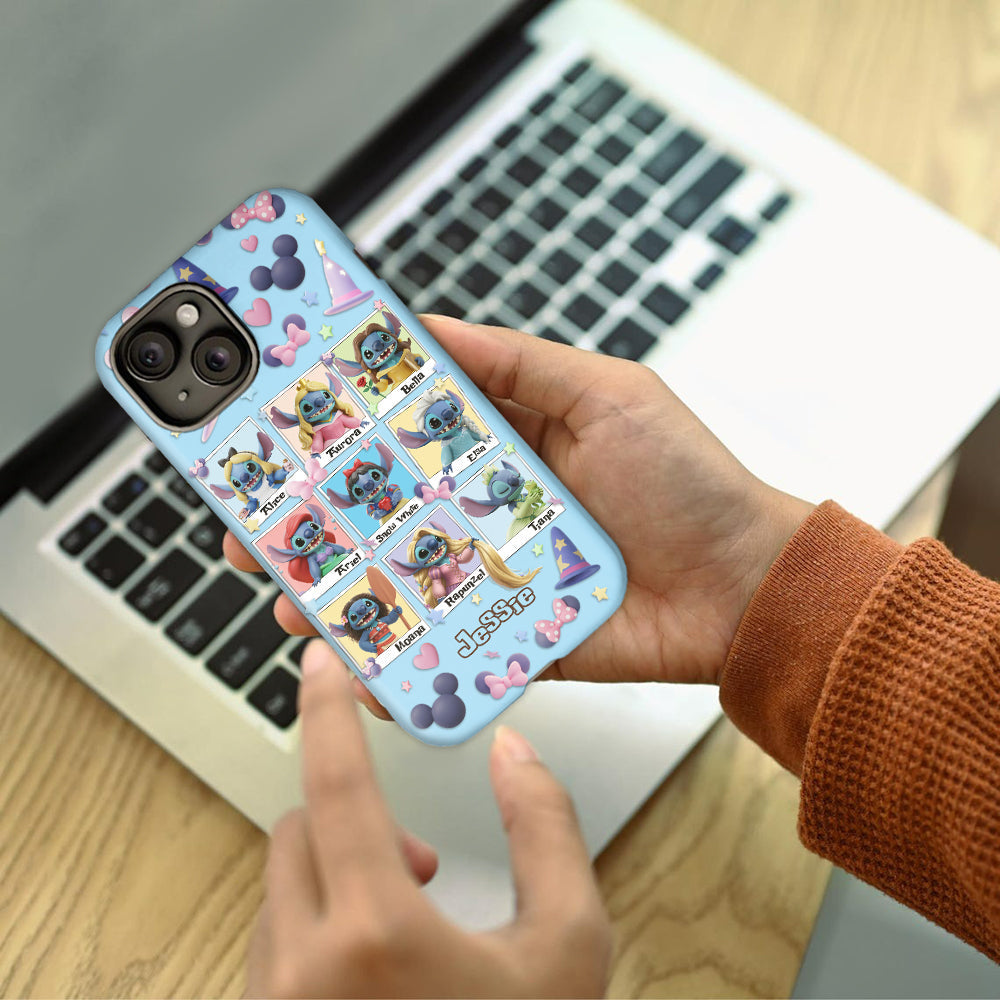 Blue Ohana Princess - Personalized Ohana Full Print Phone Case