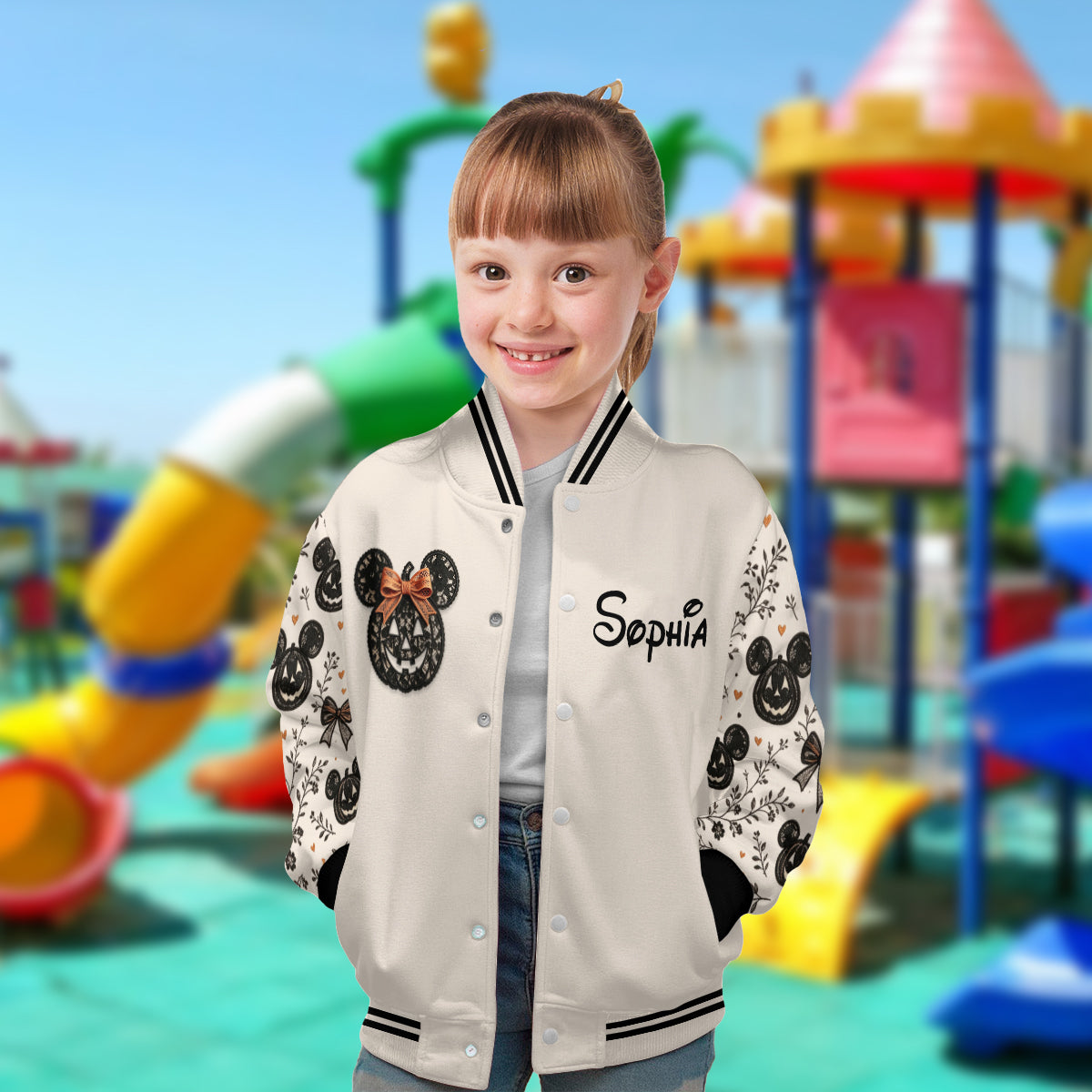 Belive In Magic - Personalized Mouse Varsity Jacket