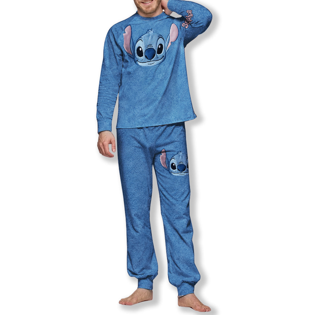 Blue Ohana - Personalized Ohana Fleece Lounge Set