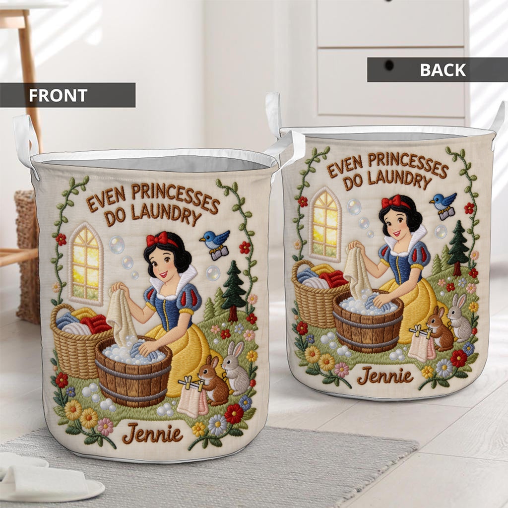 Even Princesses Do Laundry - Personalized Beautiful Princess Storage Basket