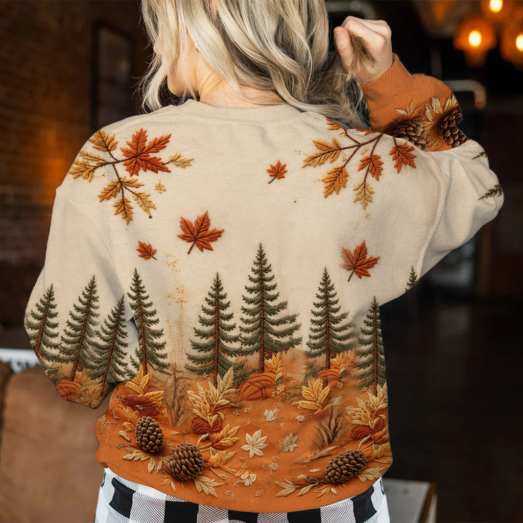 Fall Vibes - Personalized Nightmare Ugly Sweater