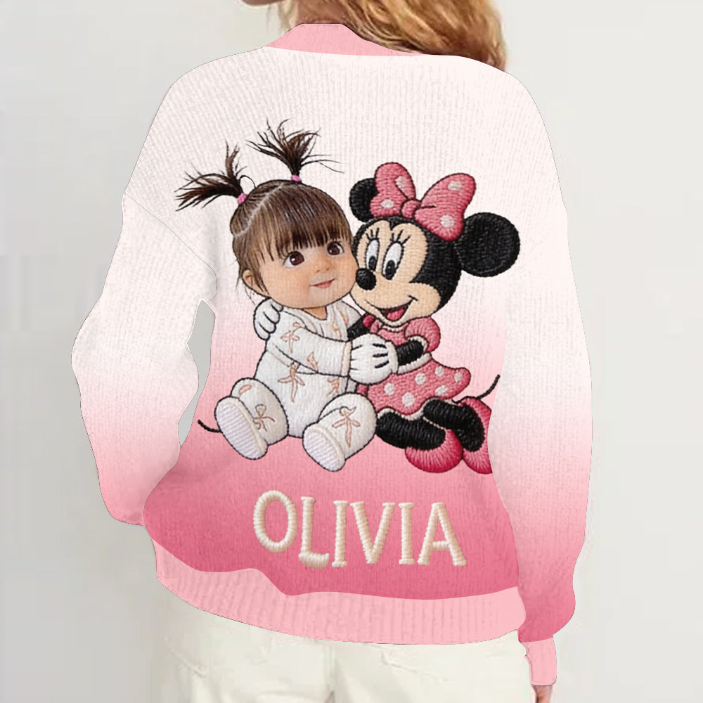 Magical Friends - Personalized Mouse Cardigan Sweater
