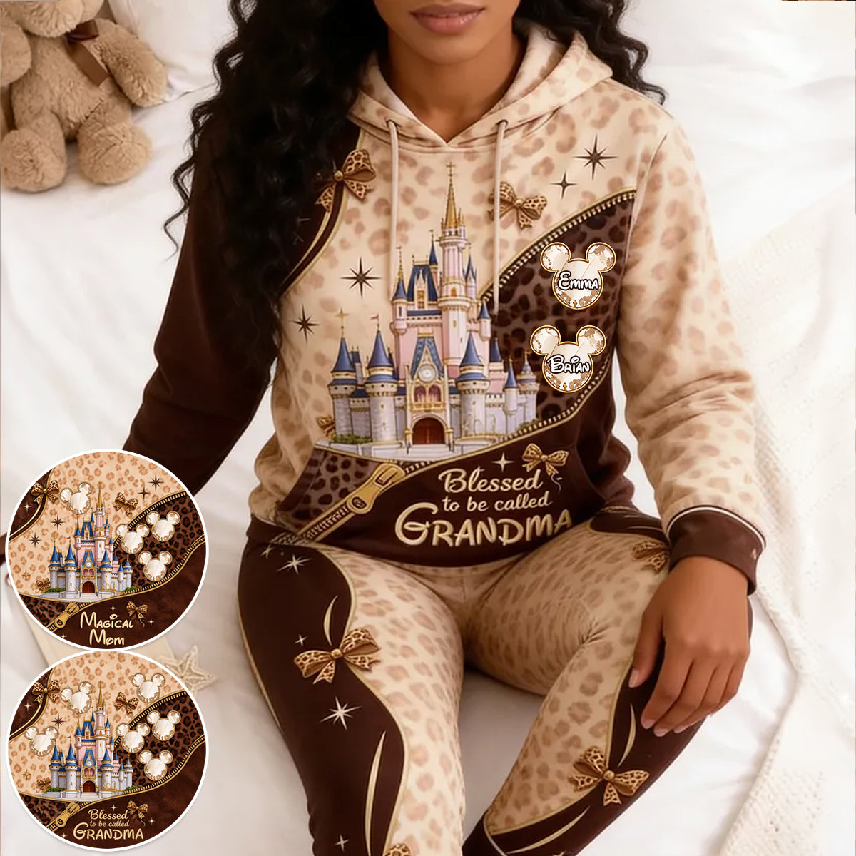 Blessed To Be Called Mom - Personalized Dream Trip Hoodie and Leggings