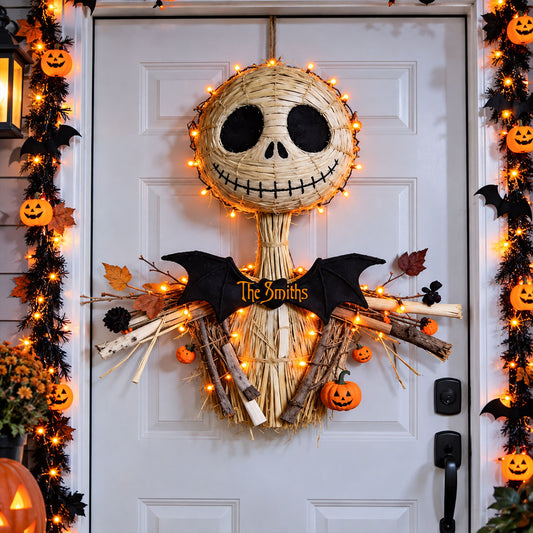 Spooky Skeleton - Personalized Nightmare LED Light Acrylic Sign