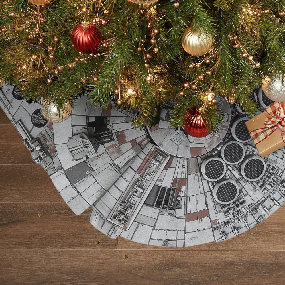 Cool Spacecraft - Personalized The Force Shaped Tree Skirt