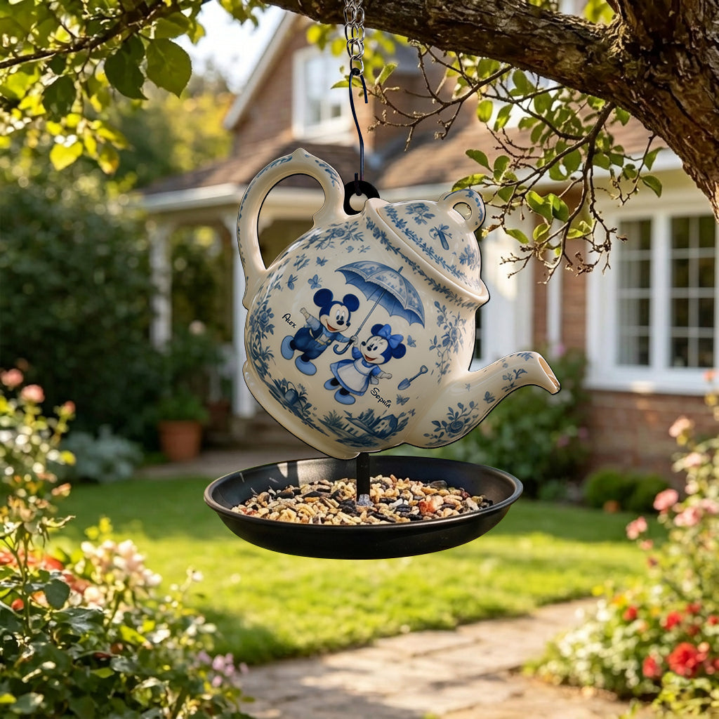 Garden Mouse - Personalized Mouse Bird Feeder/ Bath