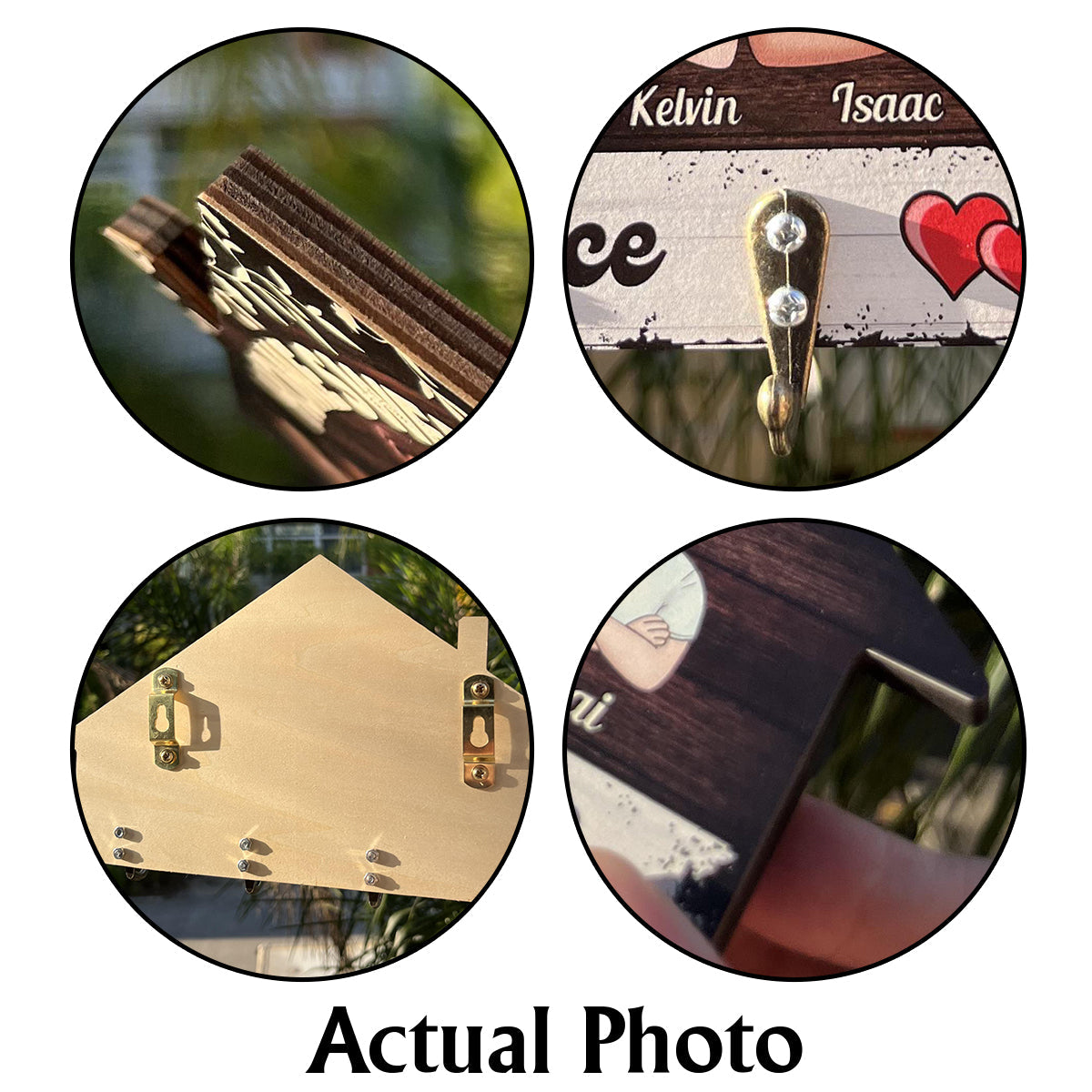 It's The Most Wonderfull Time Of The Year - Personalized Mouse Custom Shaped Hanging Rack