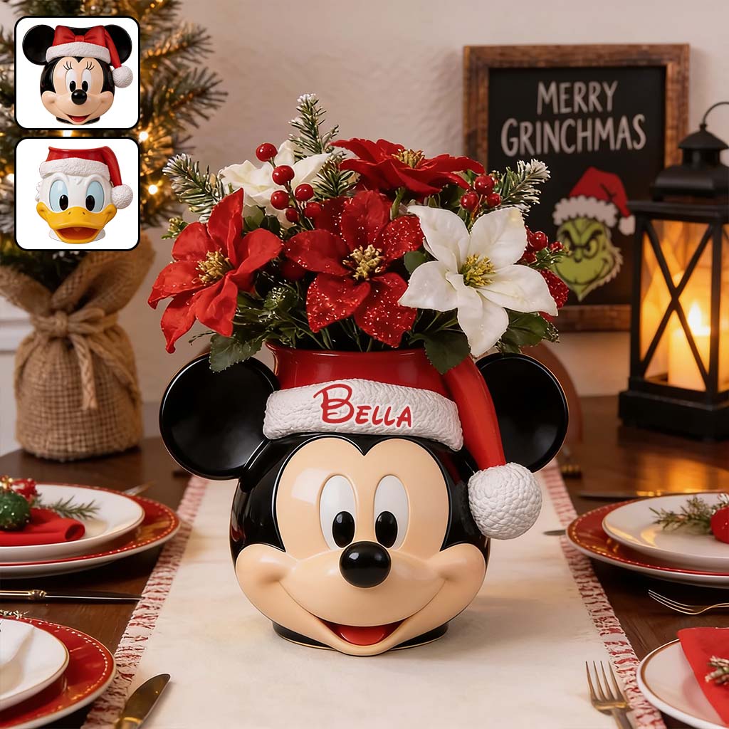 Magical Friends Dinner Table Decoration - Personalized Mouse Acrylic Pot