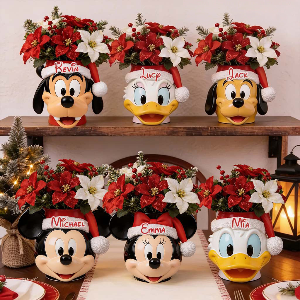 Magical Friends Dinner Table Decoration - Personalized Mouse Acrylic Pot
