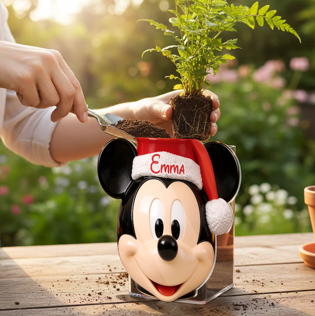 Magical Friends Dinner Table Decoration - Personalized Mouse Acrylic Pot