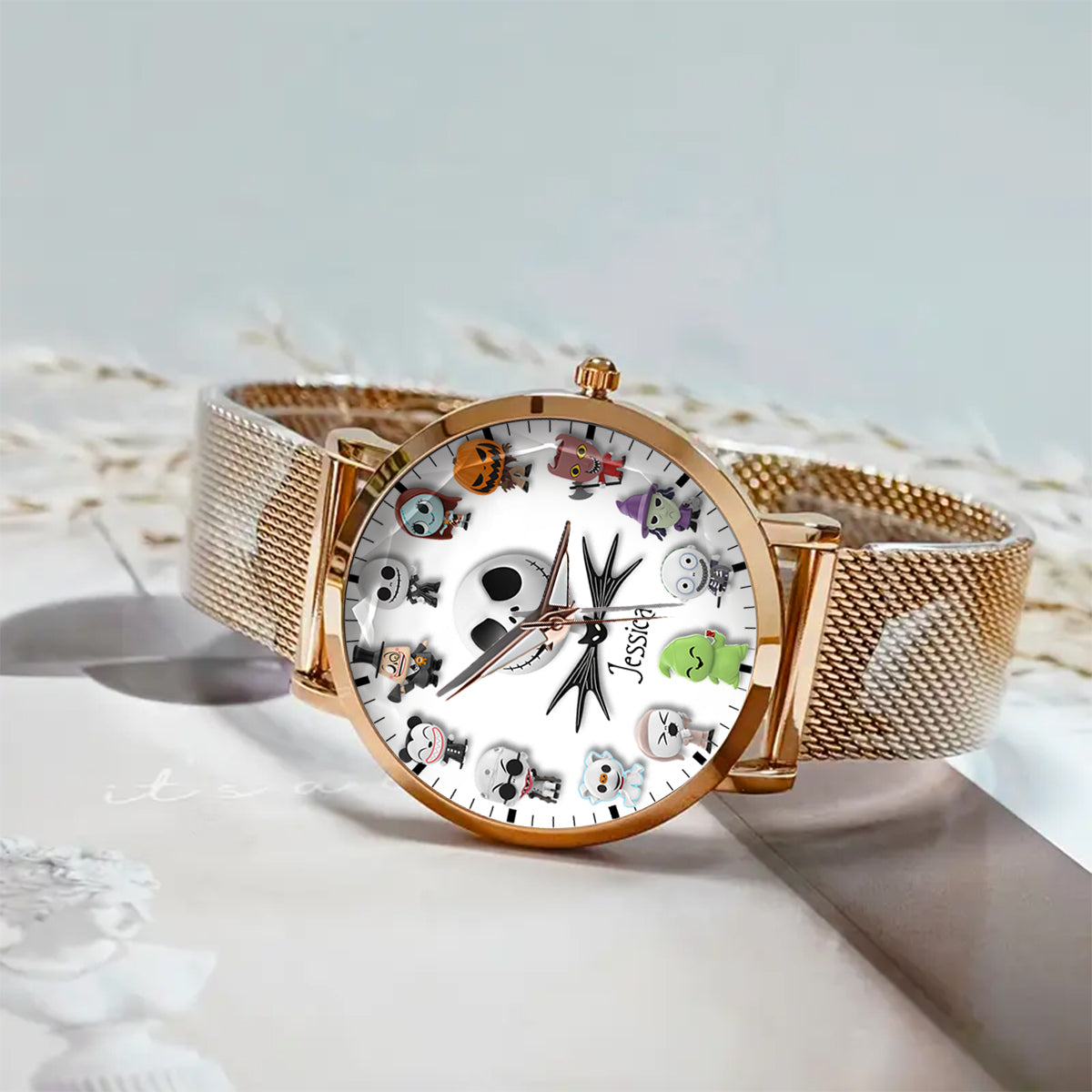 The Nightmare Before Christmas - Personalized Nightmare Women Hand Watch
