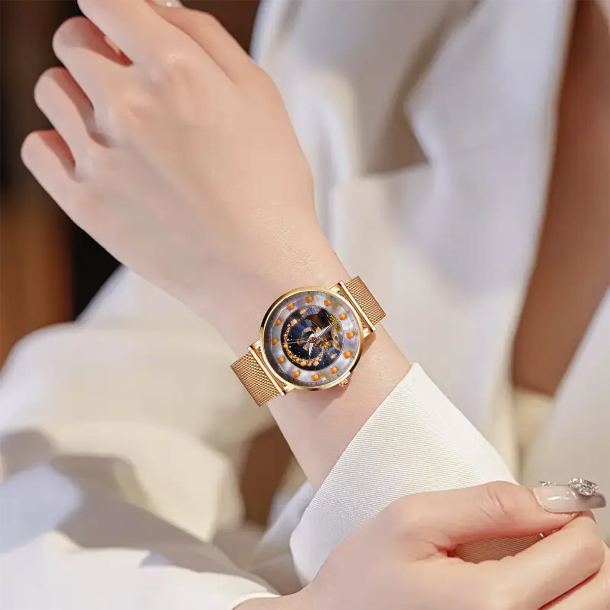 A New Light - Personalized Mouse Women Hand Watch
