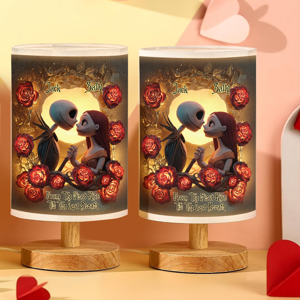 The Nightmare - Personalized Nightmare Table Lamp With Wood Base